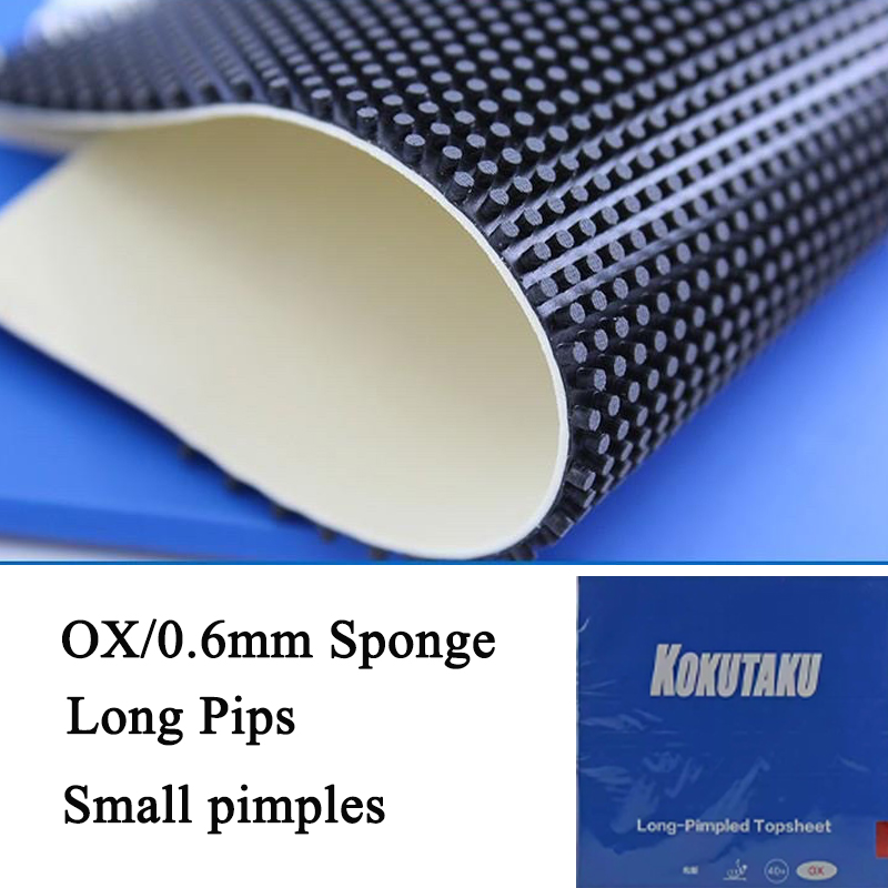Table Tennis Defense - KOKUTAKU Long Pips Table Tennis Rubber