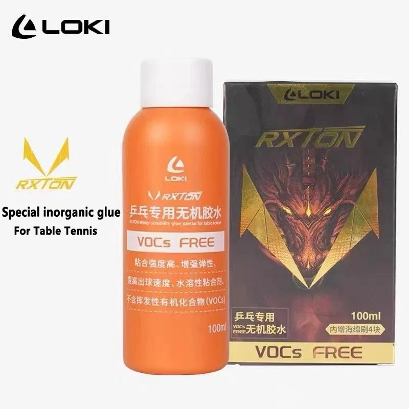 Table Tennis Paddle Set - LOKI Waterbased Glue 100ml Water Glue