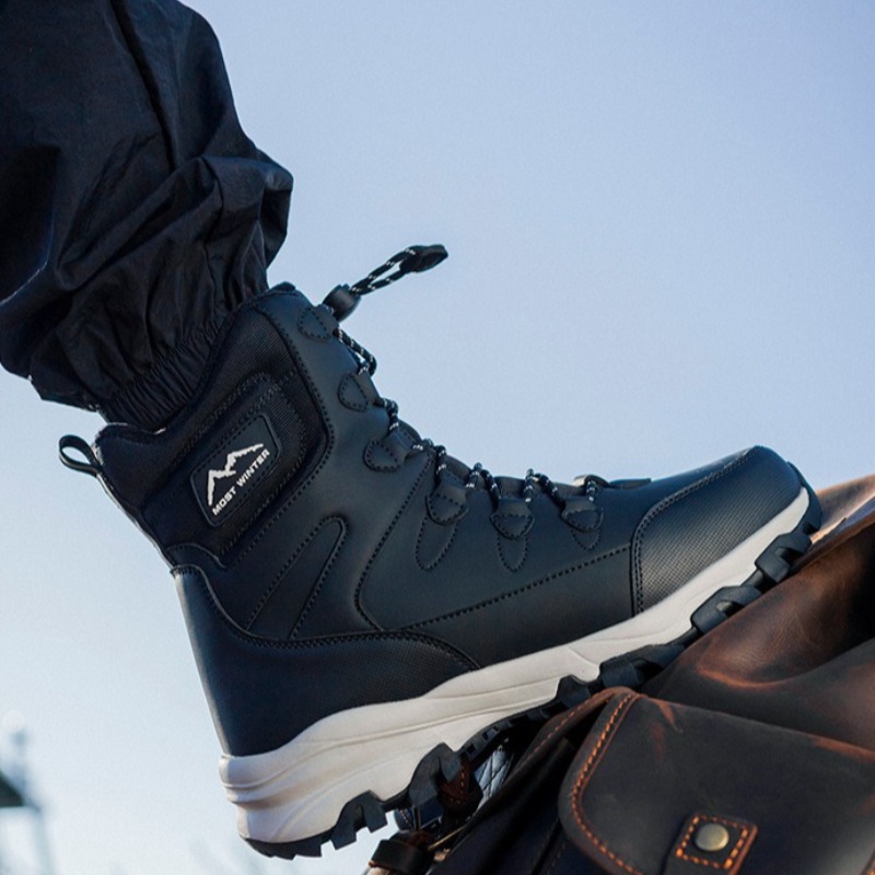 Anti Loop Rubber - Winter Mens High Top Boots Couple