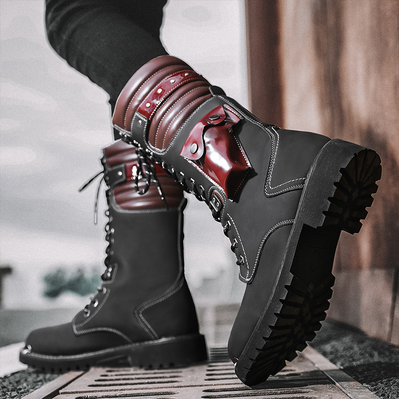 Men's high top motorcycle boot - đánh giá và giá Anti Loop Rubber