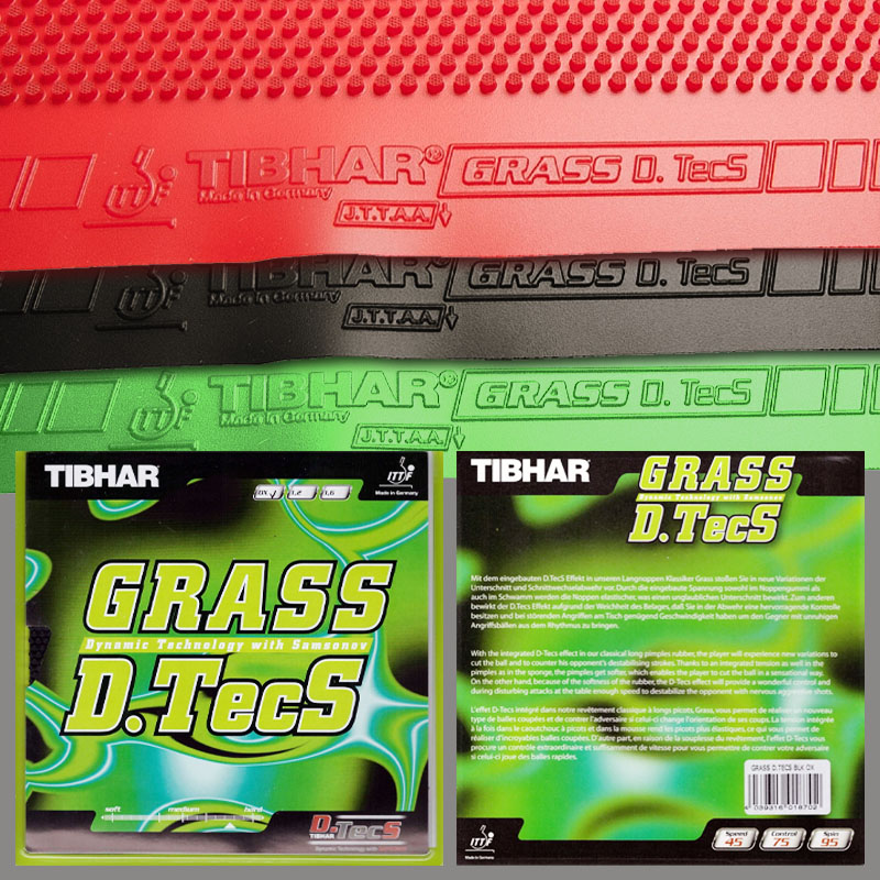 TIBHAR Grass D.TecS Table Tenn - đánh giá và giá Table Tennis Defense