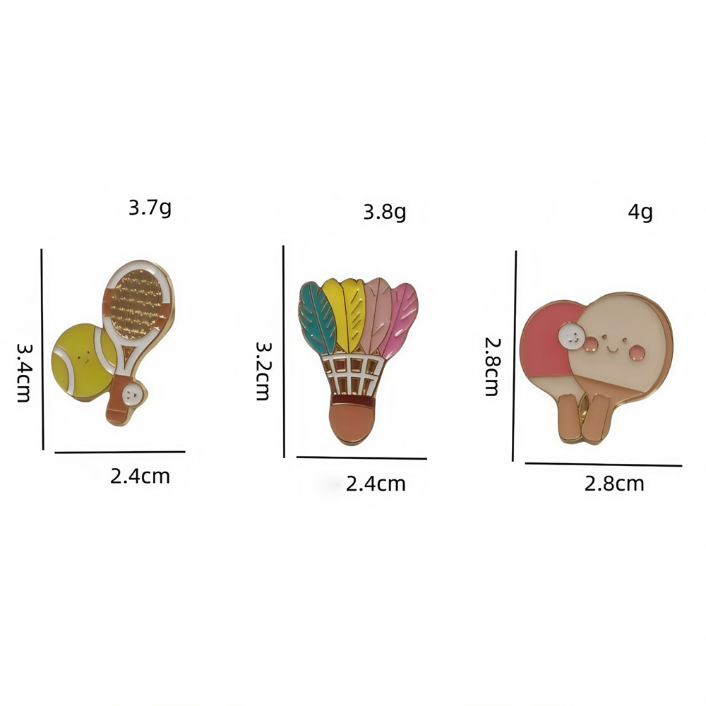 Zinc Alloy Brooches Stylish Ba - đánh giá và giá Table Tennis Daily
