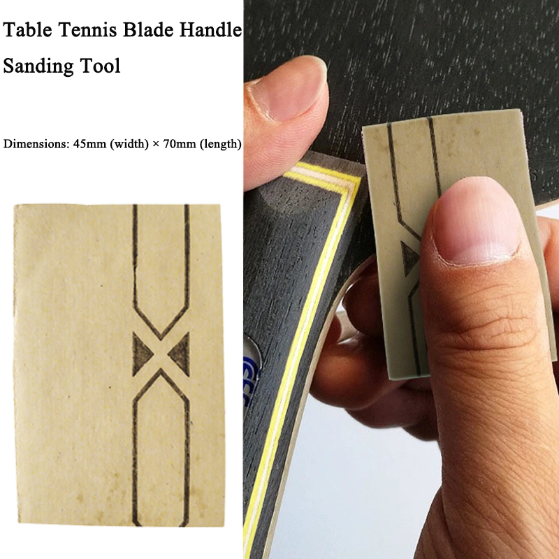 Table Tennis Blade Handle Sand - đánh giá và giá Table Tennis Rubber Anti Spin