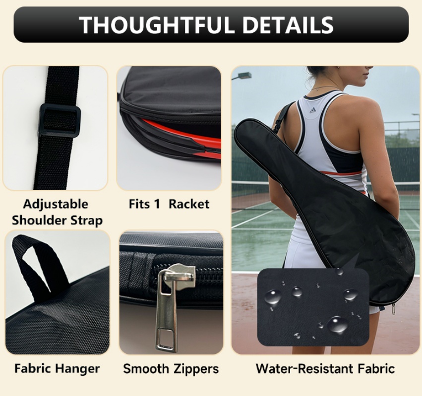 Tennis Racket Cover Portable S - đánh giá và giá Table Tennis Double