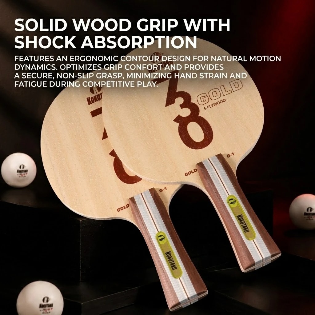 Kokutaku Table Tennis Blade FL - đánh giá và giá Table Tennis Paddle Set