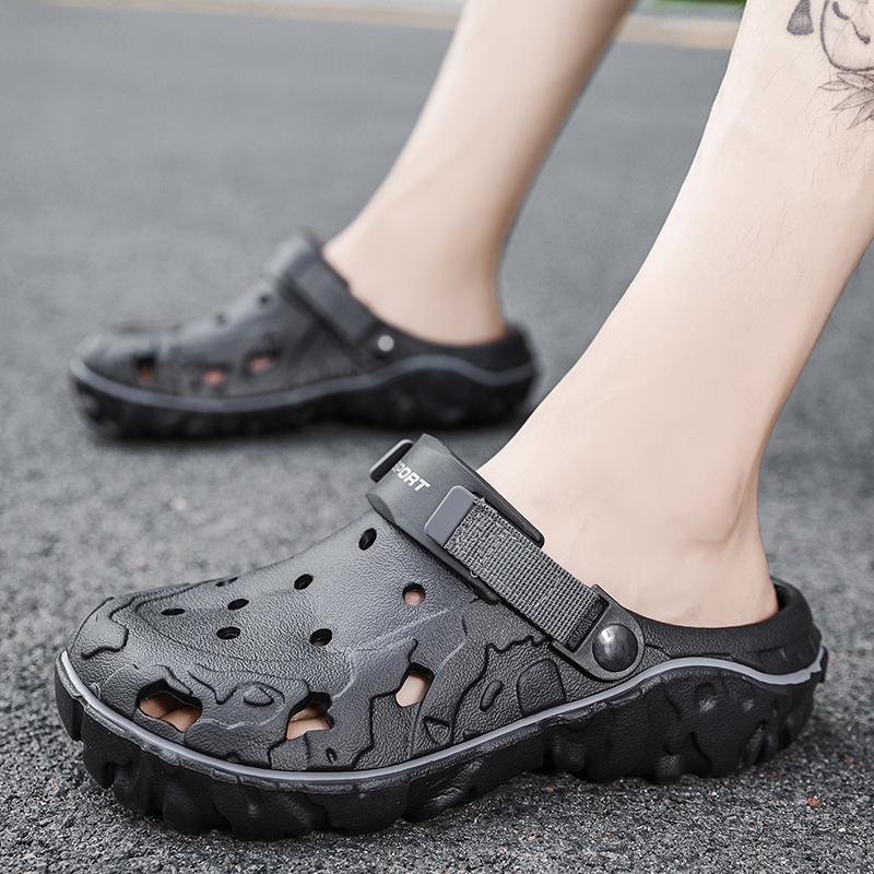 Hole Clogs Men Trend Casual Cl - đánh giá và giá Anti Loop Rubber