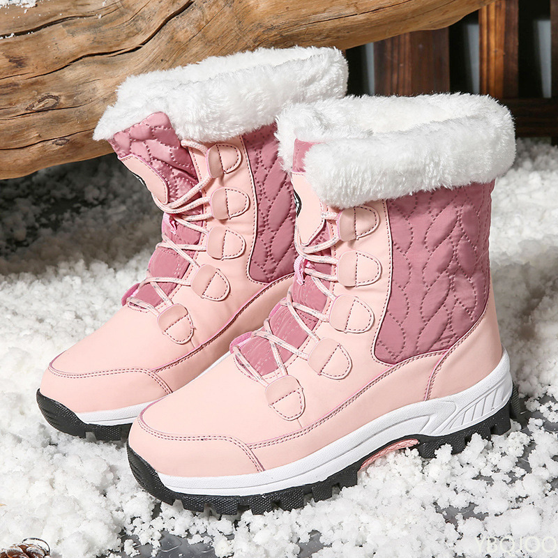 Winter snow boots for women's  - đánh giá và giá Anti Loop Rubber
