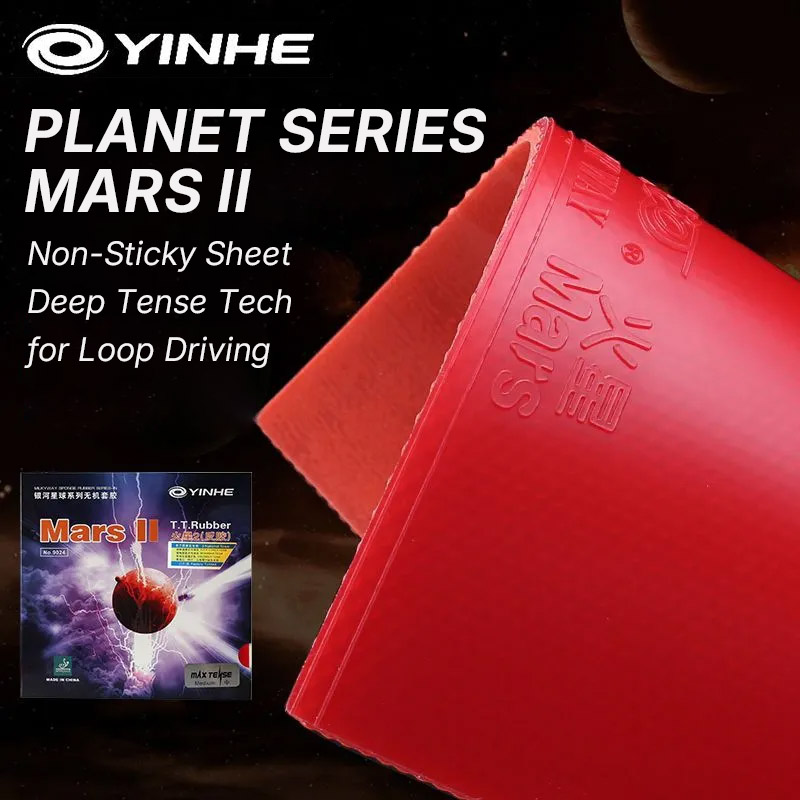 YINHE MARS 2 Table Tennis Rubb - đánh giá và giá Table Tennis Defense
