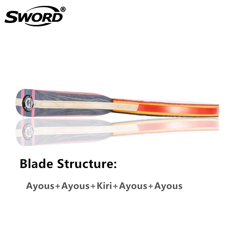 SWORD S1 Table Tennis Racket 5 - đánh giá và giá Table Tennis Grip Types