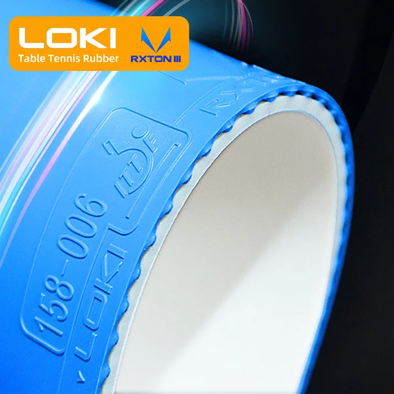 Original LOKI RXTON 1&3 Blue P - đánh giá và giá Table Tennis Rubber Anti Spin