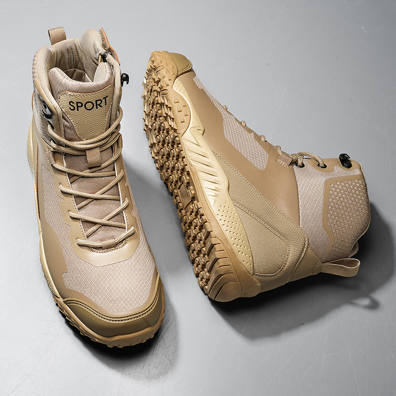 Men New Tactical Boots Outdoor - đánh giá và giá Anti Loop Rubber
