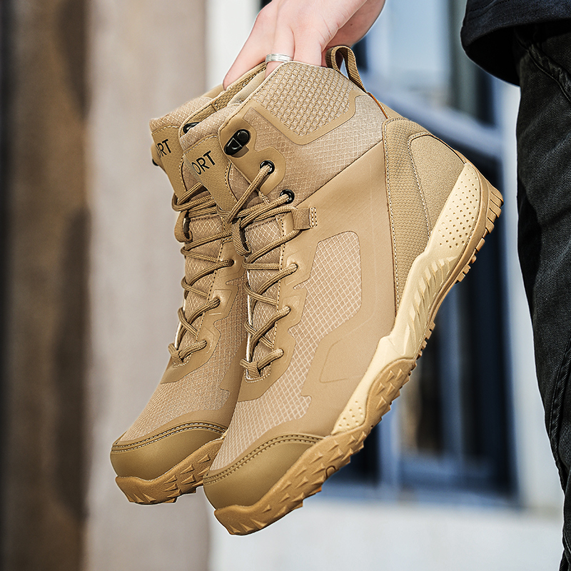 Men New Tactical Boots Outdoor - đánh giá và giá Anti Loop Rubber