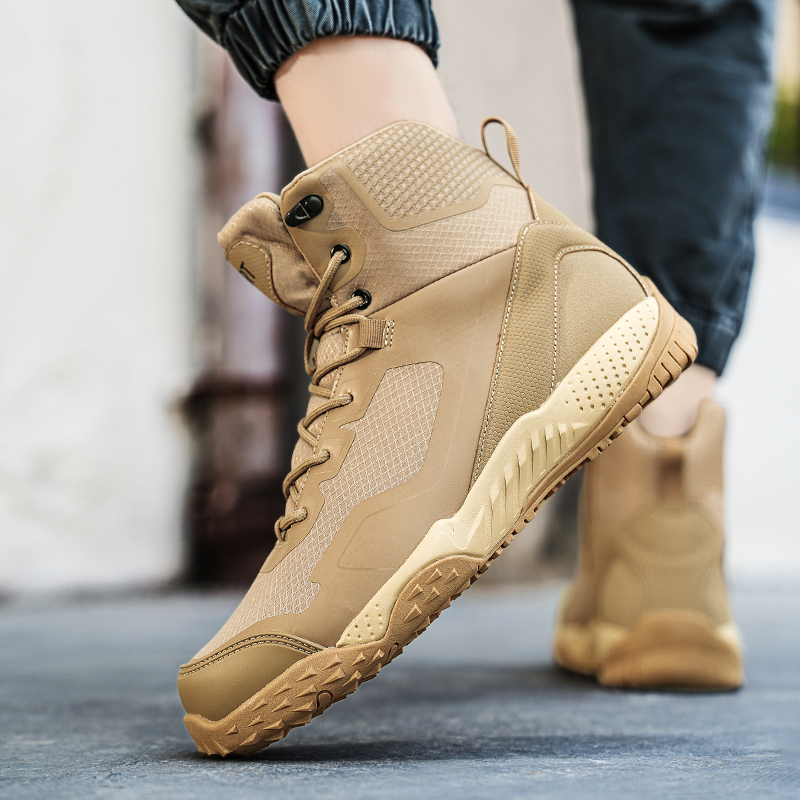 Men New Tactical Boots Outdoor - đánh giá và giá Anti Loop Rubber