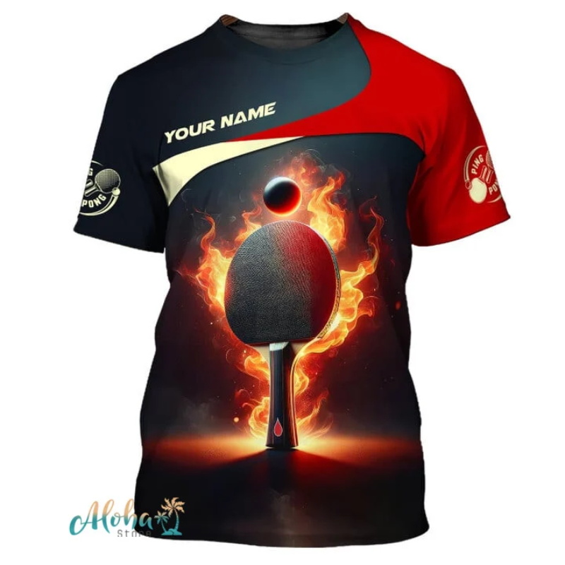 Full Print Ping Pong Tshirts F - đánh giá và giá Table Tennis Daily