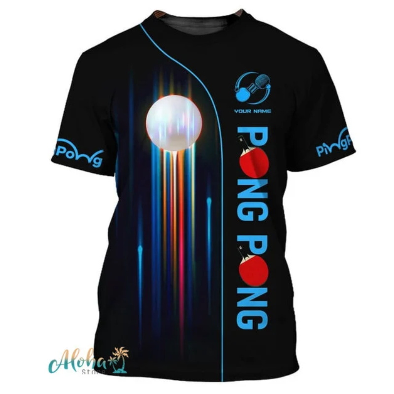 Full Print Ping Pong Tshirts F - đánh giá và giá Table Tennis Daily