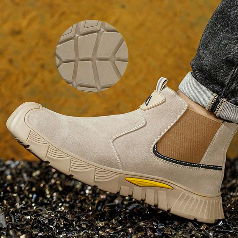 Lightweight Men's Safety Shoes - đánh giá và giá Anti Loop Rubber